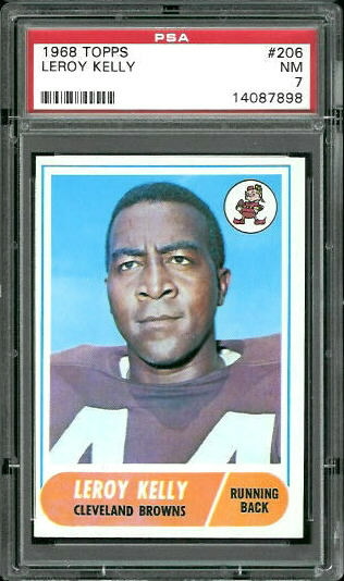 Leroy Kelly - 1968 Topps #206 - PSA 7