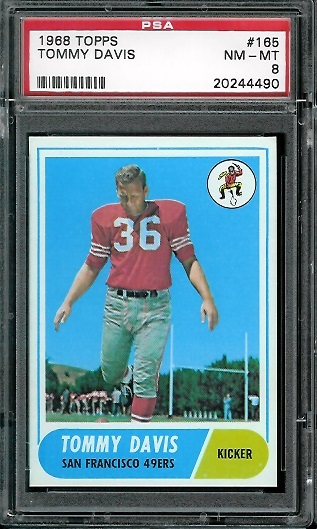 Tommy Davis - 1968 Topps #165 - PSA 8