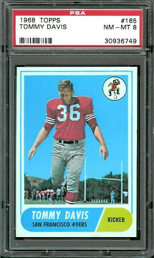 Tommy Davis - 1968 Topps #165 - PSA 8