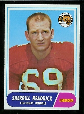Sherrill Headrick - 1968 Topps #96 - nm+