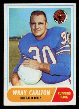 1968 Topps #97 - Wray Carlton - ex