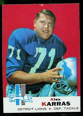 Alex Karras - 1969 Topps #123 - nm