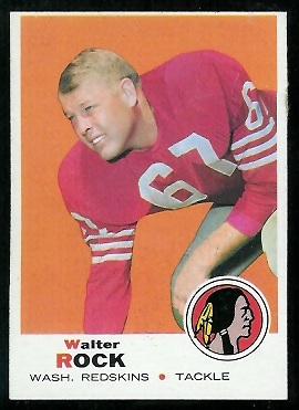 Walter Rock - 1969 Topps #136 - exmt