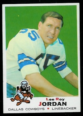 Lee Roy Jordan - 1969 Topps #166 - nm