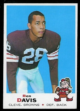 Ben Davis - 1969 Topps #187 - exmt