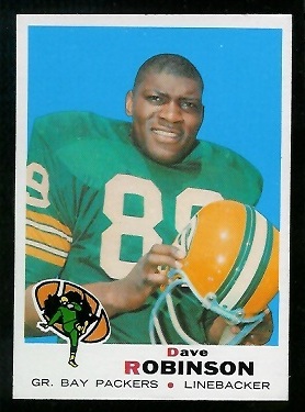 Dave Robinson - 1969 Topps #190 - nm