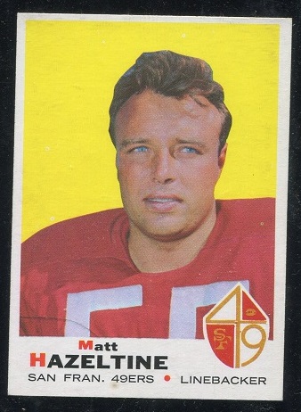 1969 Topps #204 - Matt Hazeltine - nm