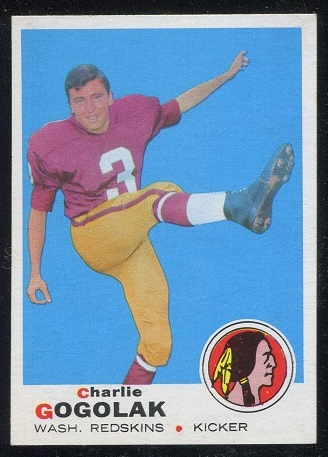 Charlie Gogolak - 1969 Topps #205 - nm