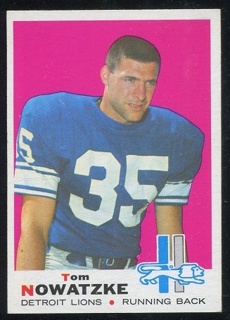 Tom Nowatzke - 1969 Topps #236 - nm