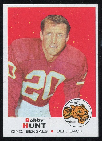 1969 Topps #243 - Bobby Hunt - exmt