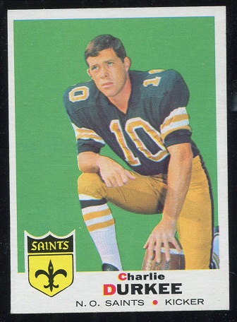 1969 Topps #257 - Charlie Durkee - nm+