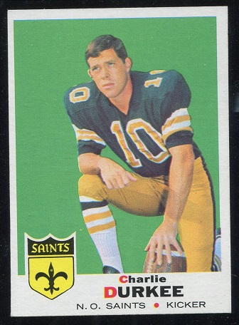 Charlie Durkee - 1969 Topps #257 - nm