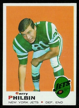 Gerry Philbin - 1969 Topps #262 - nm