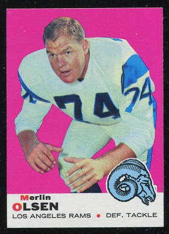 Merlin Olsen - 1969 Topps #34 - nm