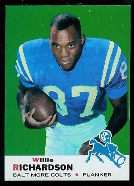 1969 Topps #5 - Willie Richardson - nm
