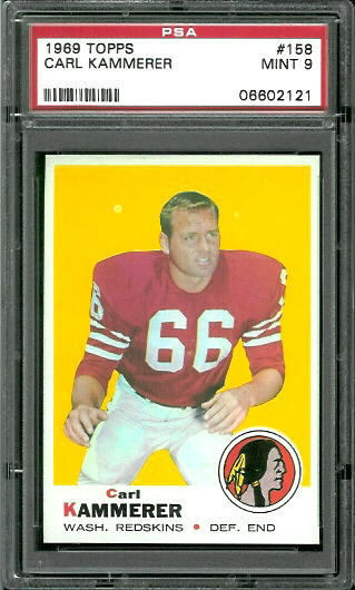 Carl Kammerer - 1969 Topps #158 - PSA 9