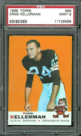 Ernie Kellerman - 1969 Topps #96 - PSA 9