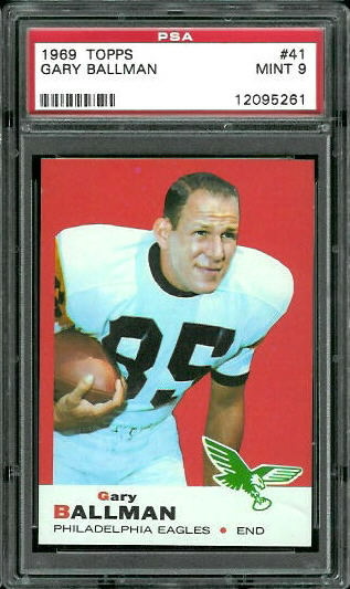 Gary Ballman - 1969 Topps #41 - PSA 9