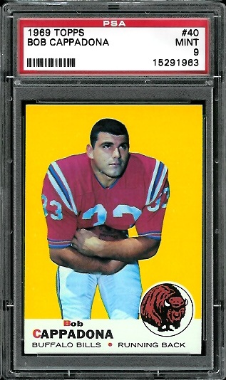 Bob Cappadona - 1969 Topps #40 - PSA 9