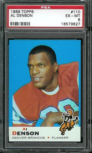 Al Denson - 1969 Topps #110 - PSA 6