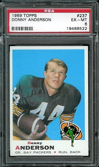 Donny Anderson - 1969 Topps #237 - PSA 6