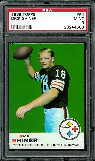 Dick Shiner - 1969 Topps #64 - PSA 9