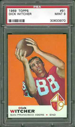 Dick Witcher - 1969 Topps #91 - PSA 9