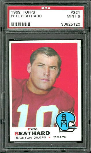 Pete Beathard - 1969 Topps #221 - PSA 9