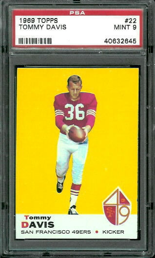 Tommy Davis - 1969 Topps #22 - PSA 9
