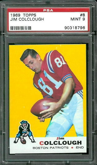 Jim Colclough - 1969 Topps #8 - PSA 9
