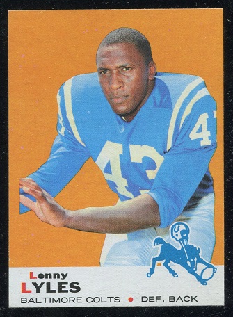 Lenny Lyles - 1969 Topps #72 - nm+