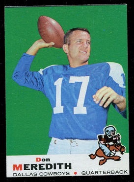 Don Meredith - 1969 Topps #75 - exmt