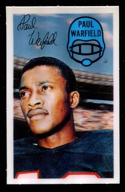 Paul Warfield - 1970 Kelloggs #21 - nm-mt