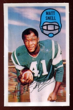 Matt Snell - 1970 Kelloggs #29 - nm-mt