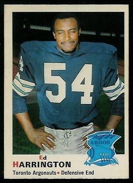 Ed Harrington - 1970 O-Pee-Chee CFL #1 - nm