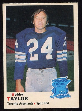 1970 O-Pee-Chee CFL #11 - Bobby Taylor - nm
