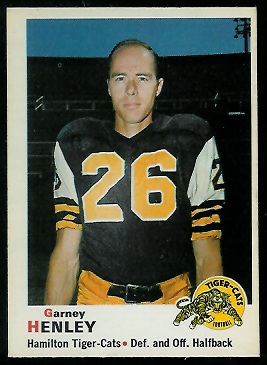 Garney Henley - 1970 O-Pee-Chee CFL #16 - nm+ oc