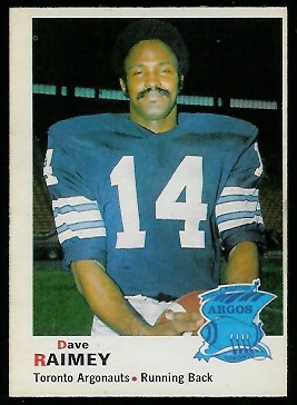 Dave Raimey - 1970 O-Pee-Chee CFL #4 - nm-mt oc