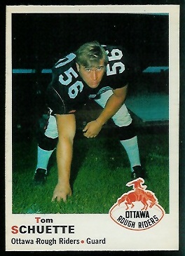 Tom Schuette - 1970 O-Pee-Chee CFL #40 - nm