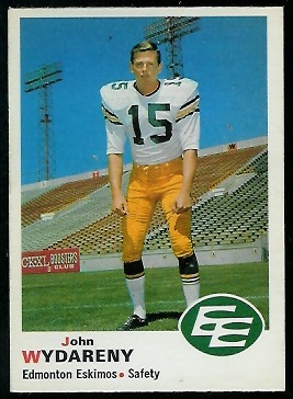 John Wydareny - 1970 O-Pee-Chee CFL #59 - nm+