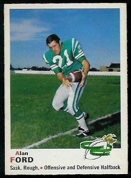 Alan Ford - 1970 O-Pee-Chee CFL #75 - nm