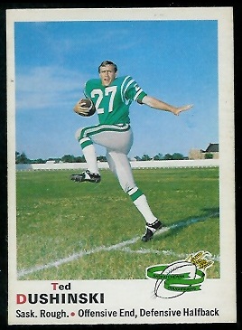 Ted Dushinski - 1970 O-Pee-Chee CFL #79 - nm