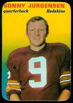 Sonny Jurgensen - 1970 Topps Super Glossy #20 - nm