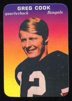 Greg Cook - 1970 Topps Super Glossy #23 - nm