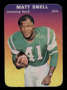 Matt Snell - 1970 Topps Super Glossy #30 - nm oc
