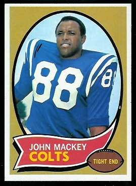 John Mackey - 1970 Topps #62 - nm