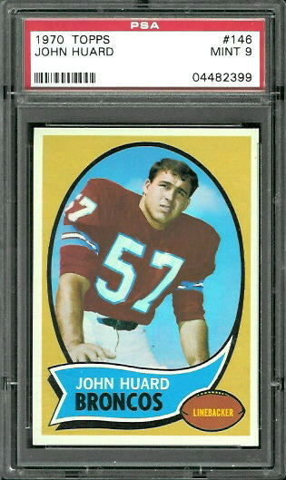 John Huard - 1970 Topps #146 - PSA 9
