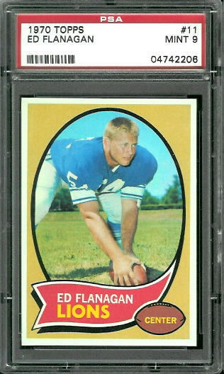 Ed Flanagan - 1970 Topps #11 - PSA 9