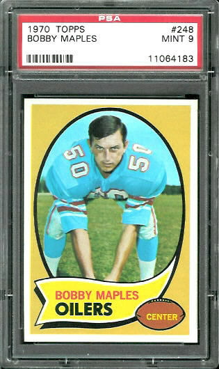 Bobby Maples - 1970 Topps #248 - PSA 9