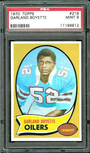 Garland Boyette - 1970 Topps #219 - PSA 9